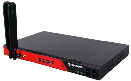 Opengear OM2224-24E-L-US Console Server, 24 Serial Ports, 24×1GbE, 4G LTE
