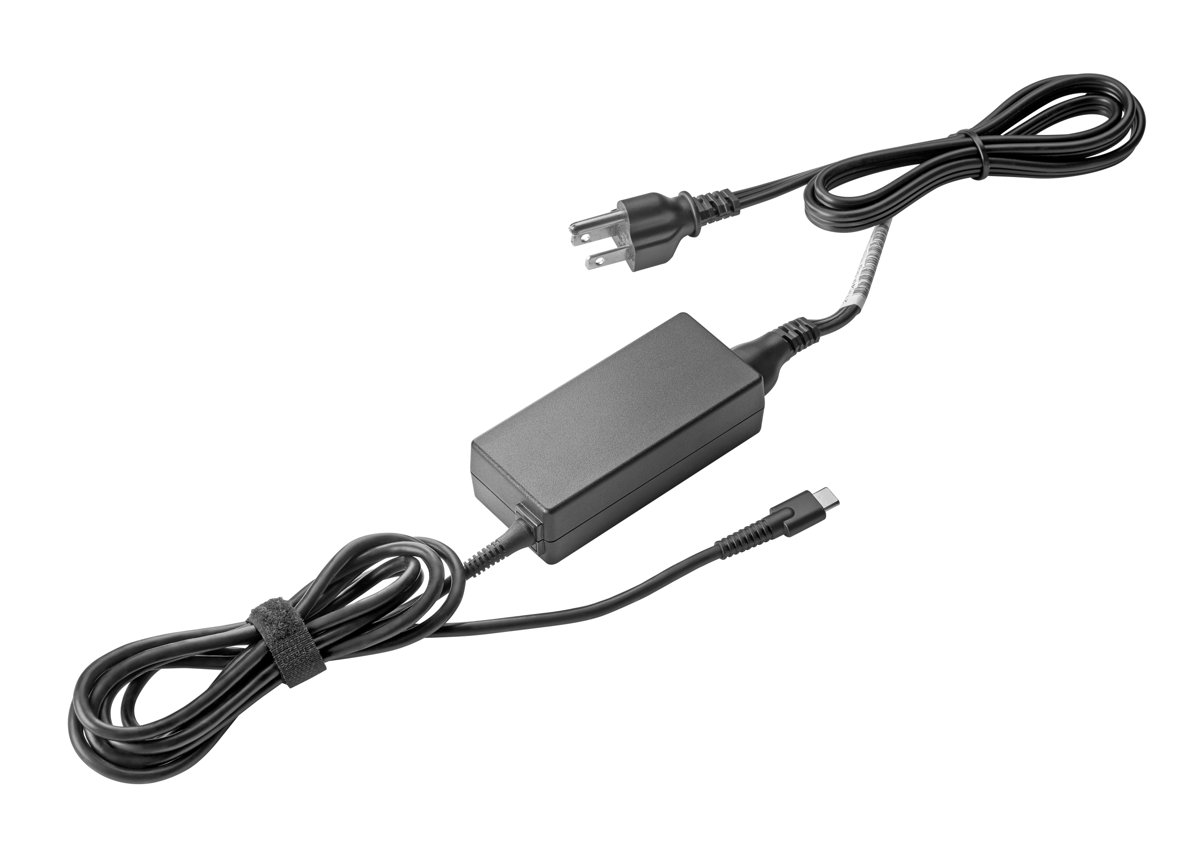 HP 45W USB-C LC Power Adapter, for HP Chromebook USB-C, HP Smart Buy