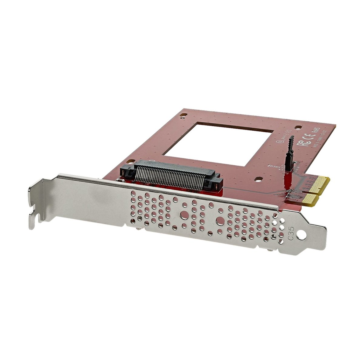 StarTech U.2 to PCIe Adapter, for 2.5" U.2 NVMe SSD, SFF-8639, PCIe 4.0 ×4